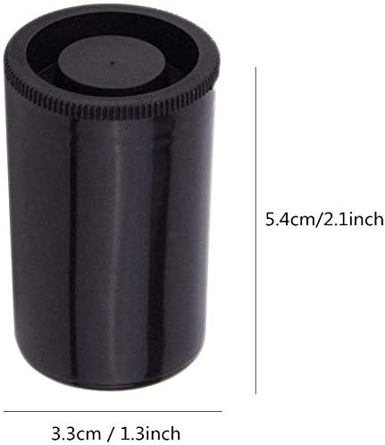 Бидони от Пластмаса филм калибър с 35 мм - 20pcs (Черен)