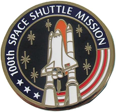 Иконата на програмата Space Shuttle 100th Mission 2000 Ретро Официален НАСА