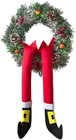Коледни Декорации за Тялото Коледен Елф, Краката и за главата на Елфа за Украса на Коледната елха, Крадец Открадна