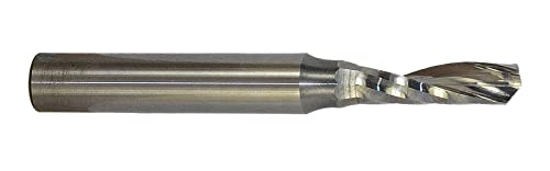 LMT Onsrud 65-018 Твърдосплавен Режещ Инструмент за нарязване на Спирални канали, Инч, Без покритие (светъл)