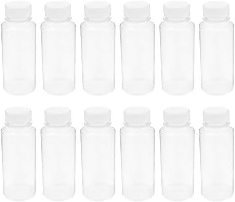 UPKOCH Прозрачни Бутилки за вода, Детска Бутилка за вода 12шт Празна млечни празна пластмасова бутилка бутилки