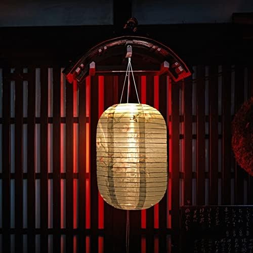 25 см Водоустойчиви Слънчева светлина Led Лампа От Найлонов Плат Китайски Японски Окачен Лампа в Градината на