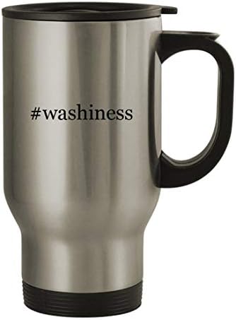 Подаръци дрънкулки washiness - Пътна чаша от Неръждаема Стомана за 14 грама, сребрист